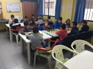 Escuela de ajedrez en nerja.