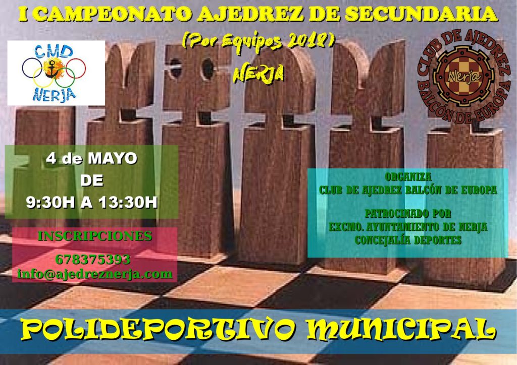 I Campeonato ajedrez de secundaria