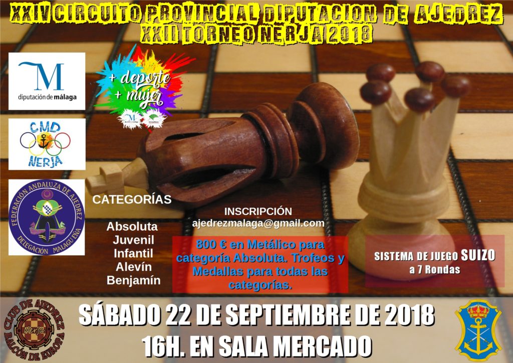 XXII OPEN DE NERJA XXIV CIRCUITO DE VERANO DIPUTACION PROVINCIAL