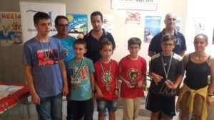 Mejores sub 14 del XXII open de nerja de zjedrez