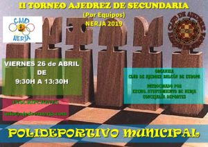 II TORNEO ESCOLAR EQUIPOS DE SECUNDARIA