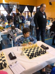 Darío esperando a su rival